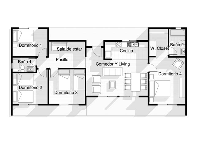 Plano de Plano Casa Garraf