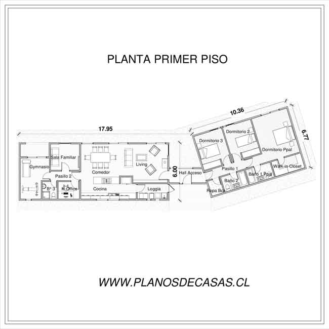 Plano de Plano Casa Pirque